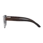 Stylish Tortoiseshell Pattern Sunglasses With Wooden Temples - Image 3