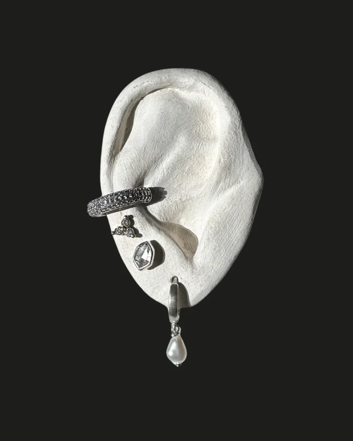 Elegant Crystal-Studded Cuff Earring - Image 7