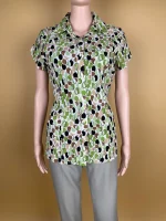 Elegant Printed Short-Sleeve Shirt - Image 2