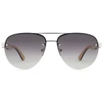 Modern Rimless Aviator Sunglasses - Image 3
