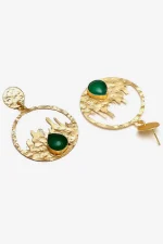 Chic Skyline Hoop Earrings - Image 4