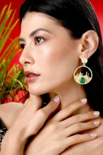 Chic Skyline Hoop Earrings - Image 5