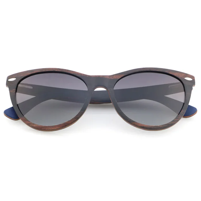 Stylish Wooden-Style Sunglasses - Image 2