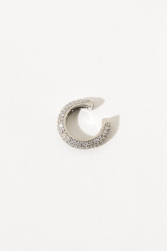 Elegant Crystal-Studded Cuff Earring - Image 6