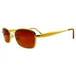 Retro Style Gold Frame Sunglasses - Image 3