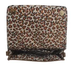 Elegant Brown Faux Leather And Cowhide Pattern Shoulder Bag - Image 5