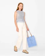 Elegant Lavender Crochet Top - Image 3