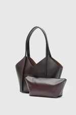 Elegant V-Shape Tote Bag - Image 5