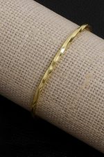 Elegant Twisted Gold-Tone Bracelet - Image 2