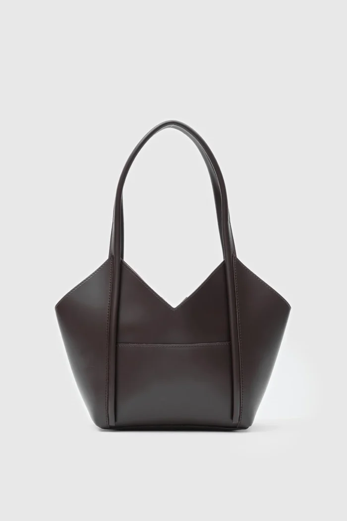 Elegant V-Shape Tote Bag - Image 1