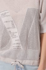 Lightweight Mesh Knit Top - Image 4