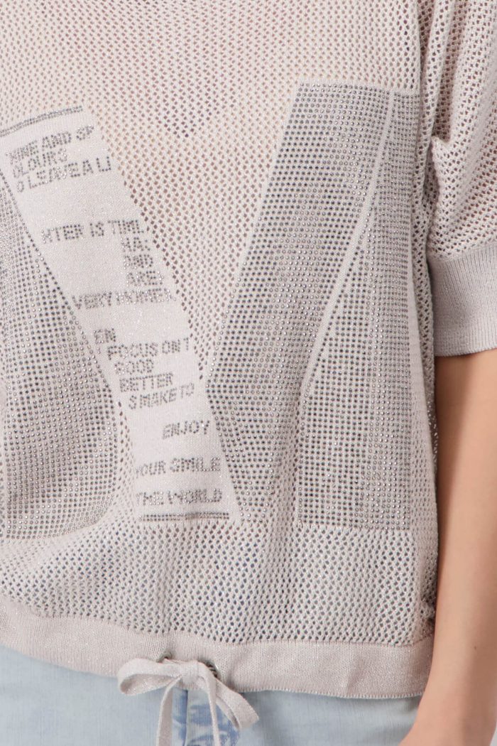 Lightweight Mesh Knit Top - Image 4