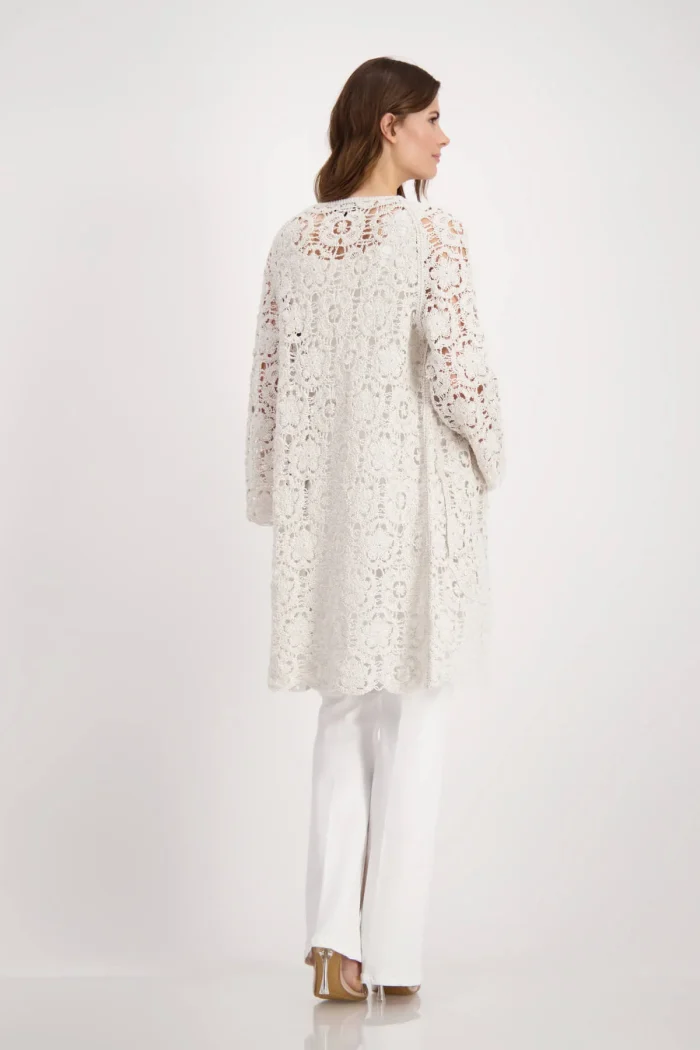 Elegant Lace Knit Cardigan - Image 7