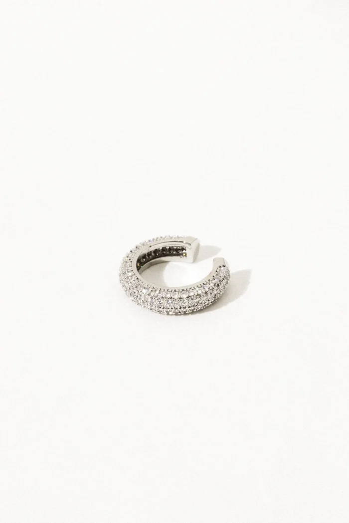 Elegant Crystal-Studded Cuff Earring - Image 1