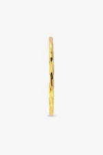 Elegant Twisted Gold-Tone Bracelet - Image 5