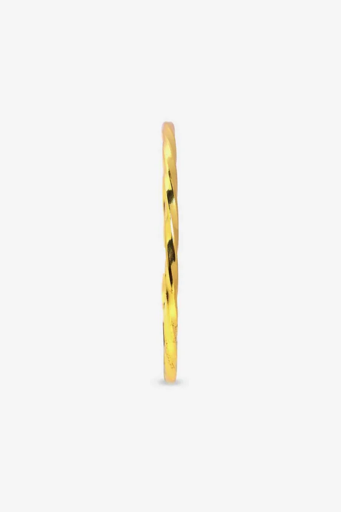Elegant Twisted Gold-Tone Bracelet - Image 5