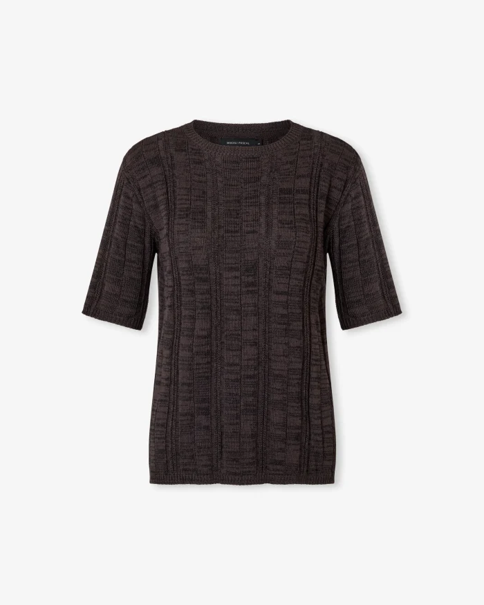 Stylish Textured Knit Top - Image 5