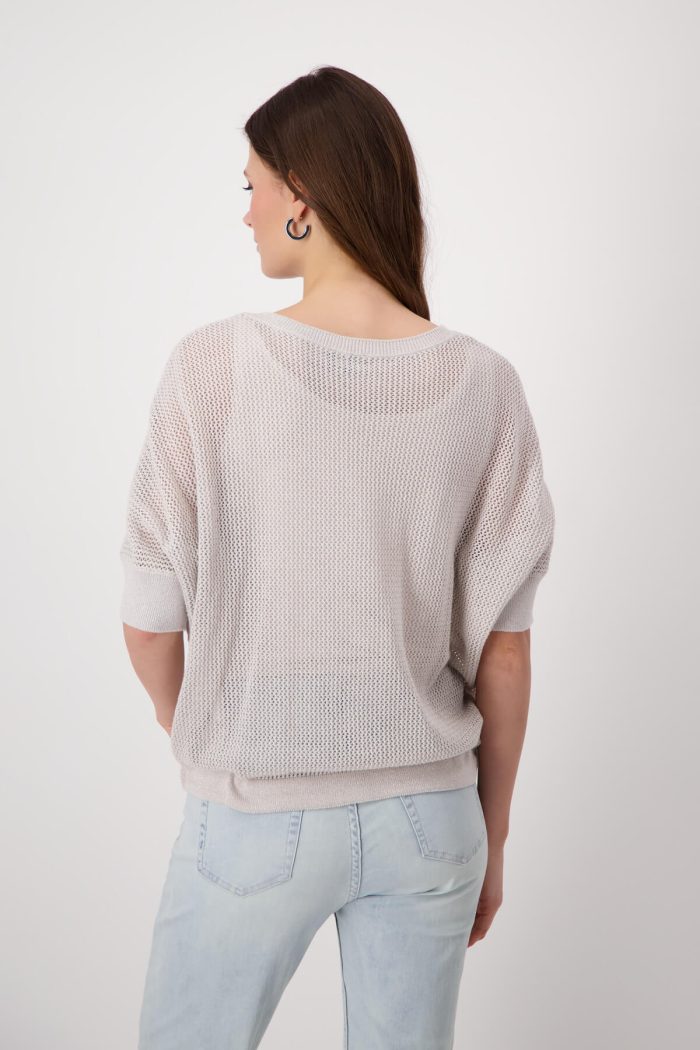 Lightweight Mesh Knit Top - Image 5
