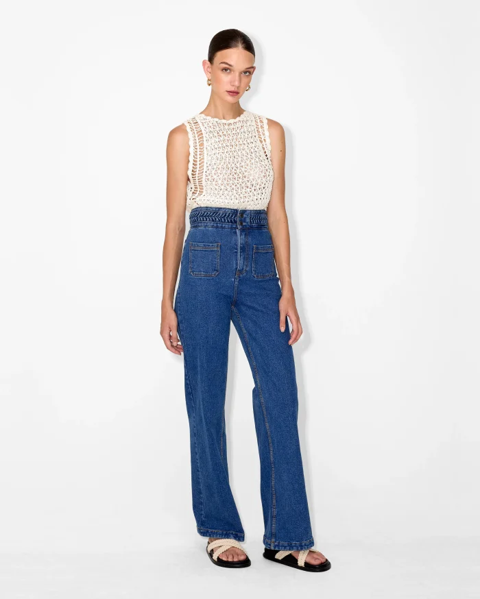 Elegant Crochet Knit Top - Image 4