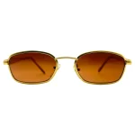 Retro Style Gold Frame Sunglasses