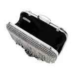 Elegant Golden Fringe Evening Bag - Image 7