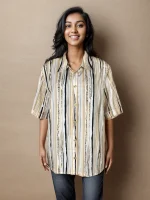 Elegant Striped Casual Shirt