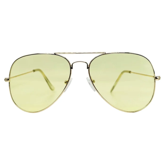 Classic Gold Frame Aviator Sunglasses - Image 1