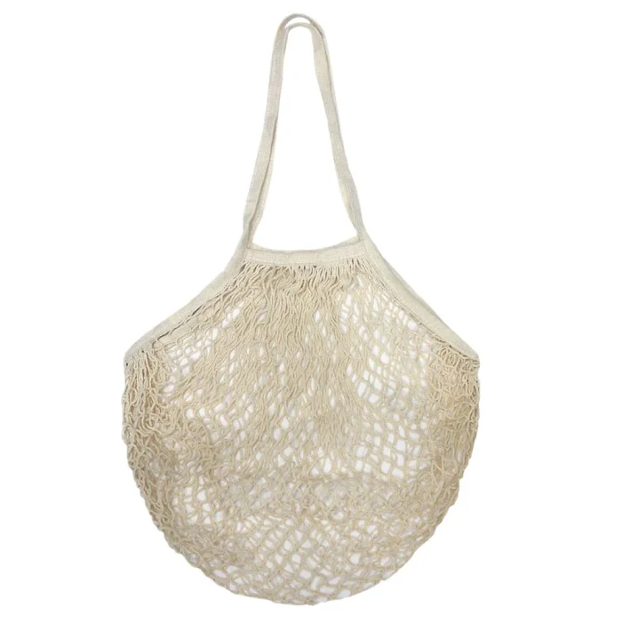 Chic Black Mesh Tote Bag - Image 8