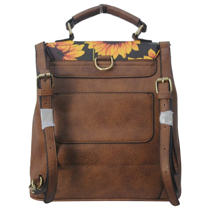 Sunflower Design Backpack - Image 3