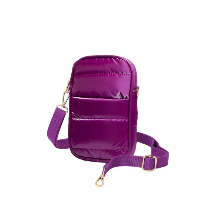 Sleek Quilted Shoulder Bag - Image 18