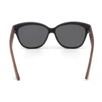 Stylish Wooden-Arm Sunglasses - Image 3