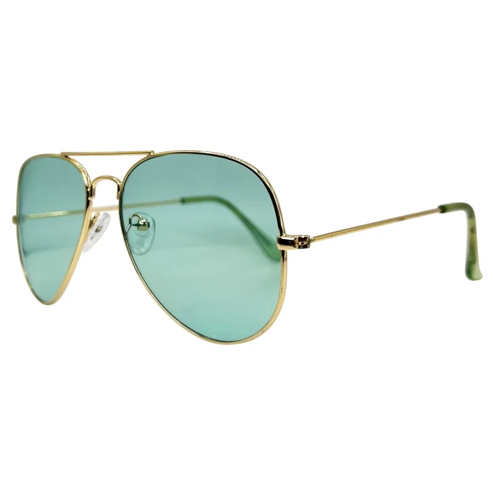 Classic Gold Frame Aviator Sunglasses - Image 4