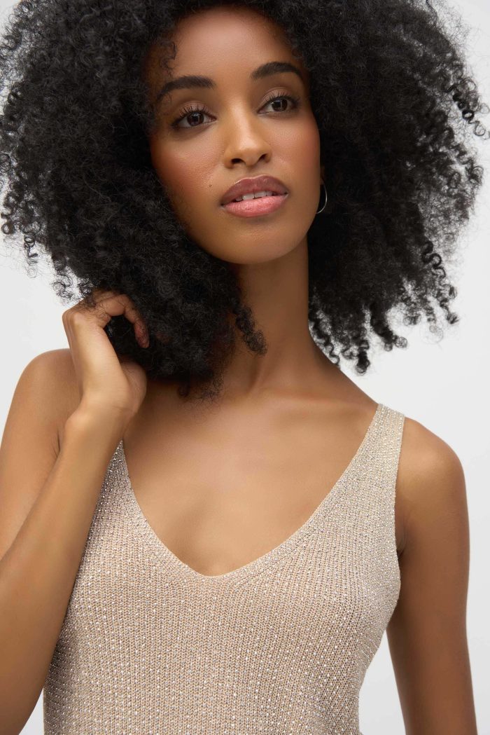 Elegant Knitted Tank Top - Image 2