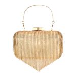 Elegant Golden Fringe Evening Bag