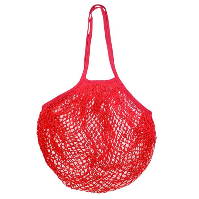 Chic Black Mesh Tote Bag - Image 6