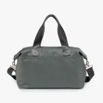 Stylish Black Nylon Duffel Bag - Image 5