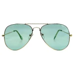 Classic Gold Frame Aviator Sunglasses - Image 5