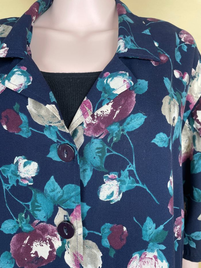 Floral Print Loose Fit Shirt - Image 3