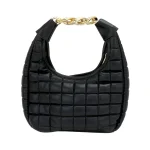 Chic Green Quilted Shoulder Bag - Image 4