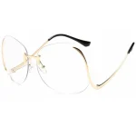 Chic Square Frame Glasses - Image 22
