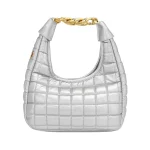 Chic Green Quilted Shoulder Bag - Image 10