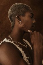 Bamboo-Inspired Hoop Earrings - Image 3