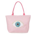Chic Blue Evil Eye Tote Bag - Image 6