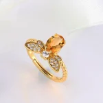 Elegant Honey Bee Ring - Image 3