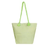 Chic Pink Striped Tote Bag - Image 3