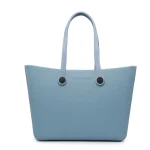 Elegant Sky Blue Tote Bag - Image 2