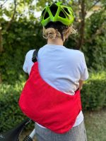 Stylish Red Patterned Shoulder Bag
