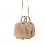 Vibrant Fuchsia Faux Fur Handbag - Image 12