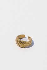 The Rustic Brass Twine Ring