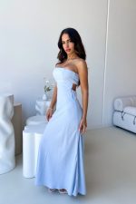 Elegant Strapless Evening Gown - Image 3